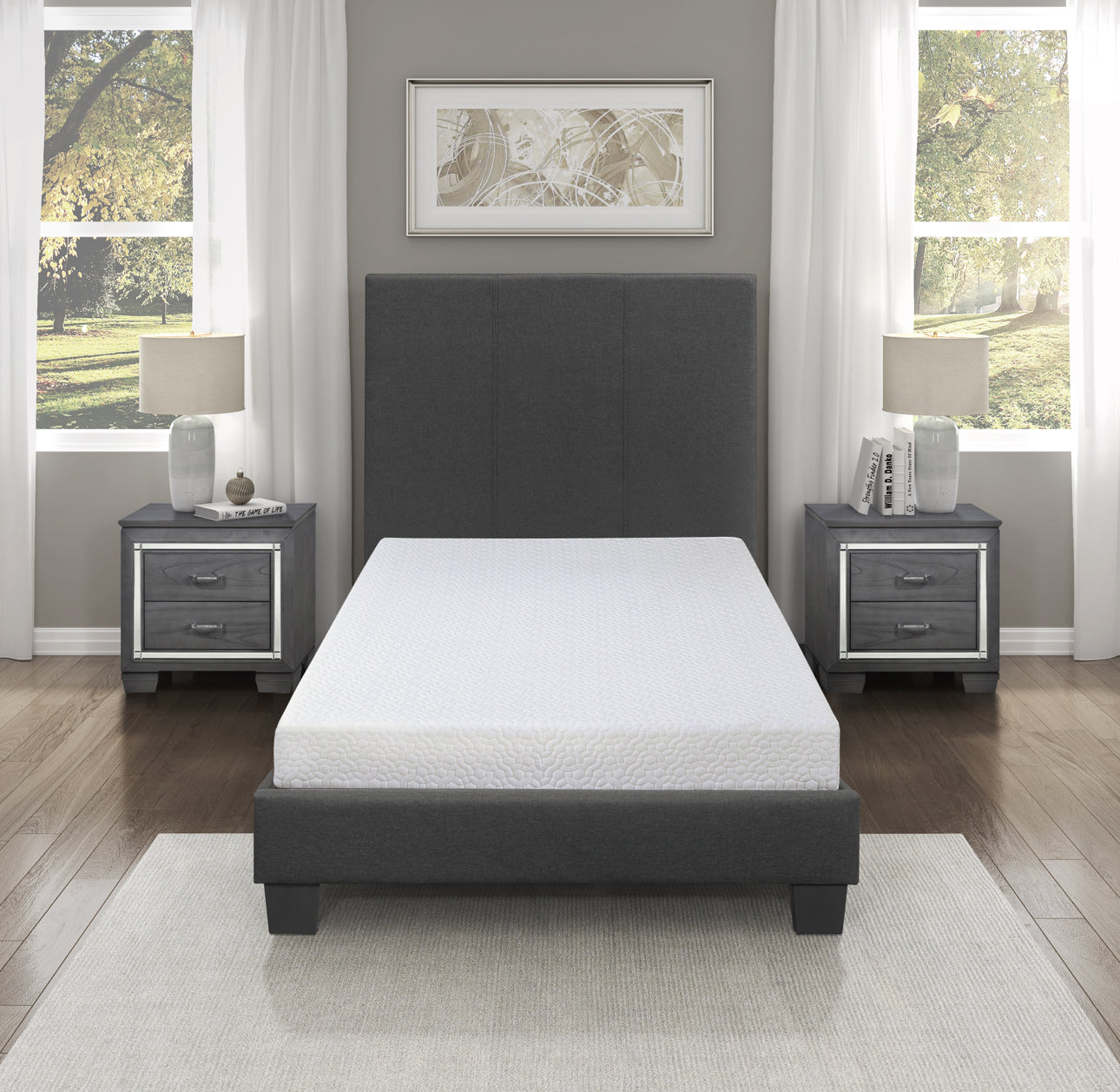 6" Twin Gel-Infused Memory Foam Mattress