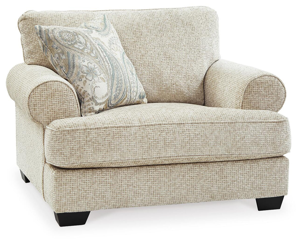 Monaghan Sandstone chair and ottoman