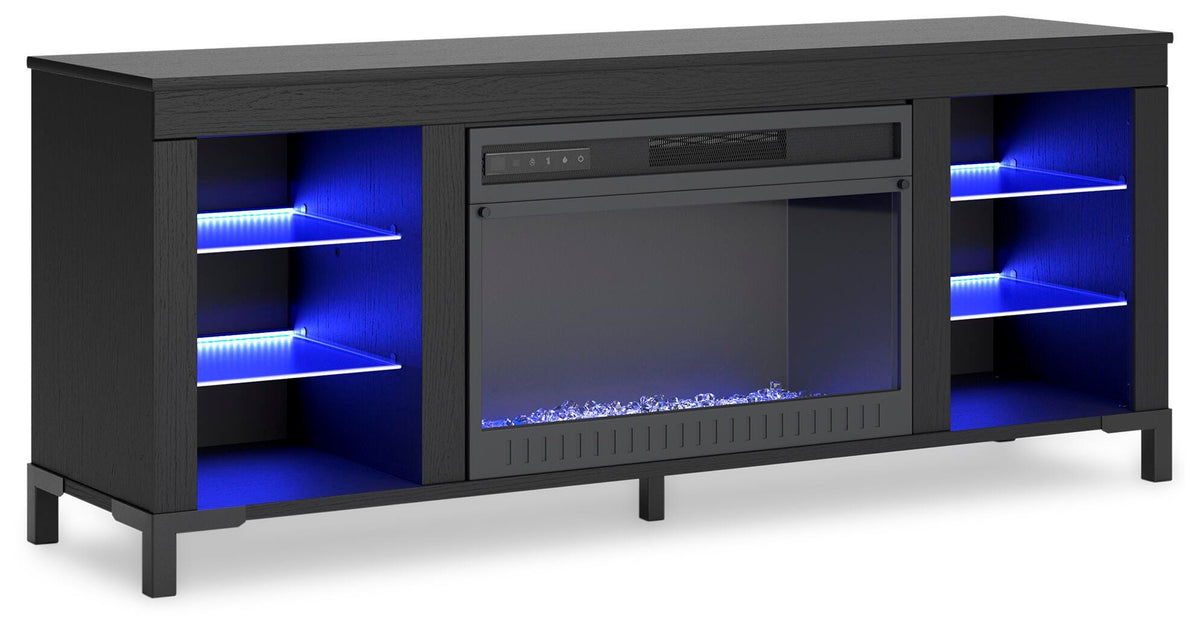Cayberry electric fireplace TV stand — view 4