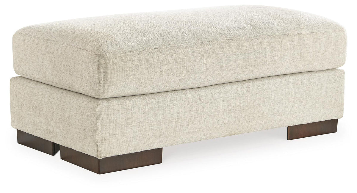 Maggie Birch chair and ottoman — product view 4