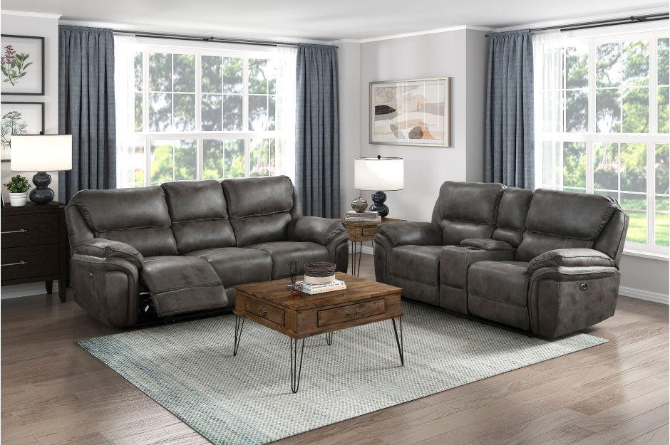 Homelegance Proctor 8517 2pc Power Reclining Sofa & Love Seat Set