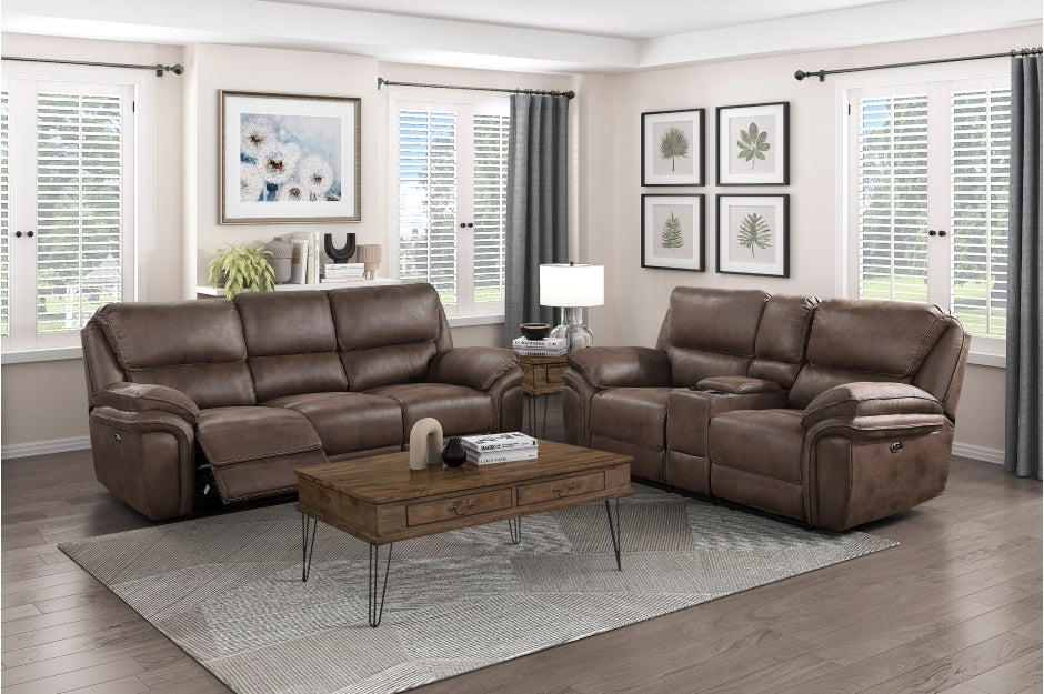Homelegance Proctor 8517 2pc Power Reclining Sofa & Love Seat Set