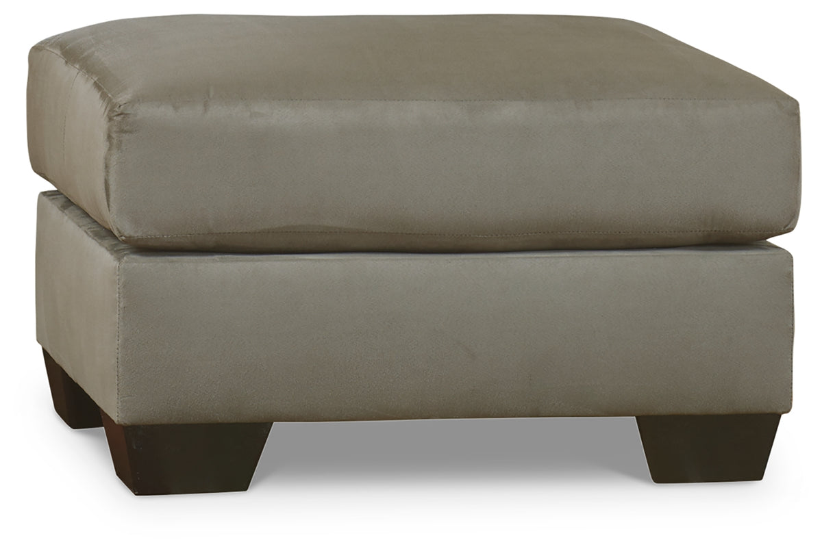 Darcy Cobblestone chair and ottoman