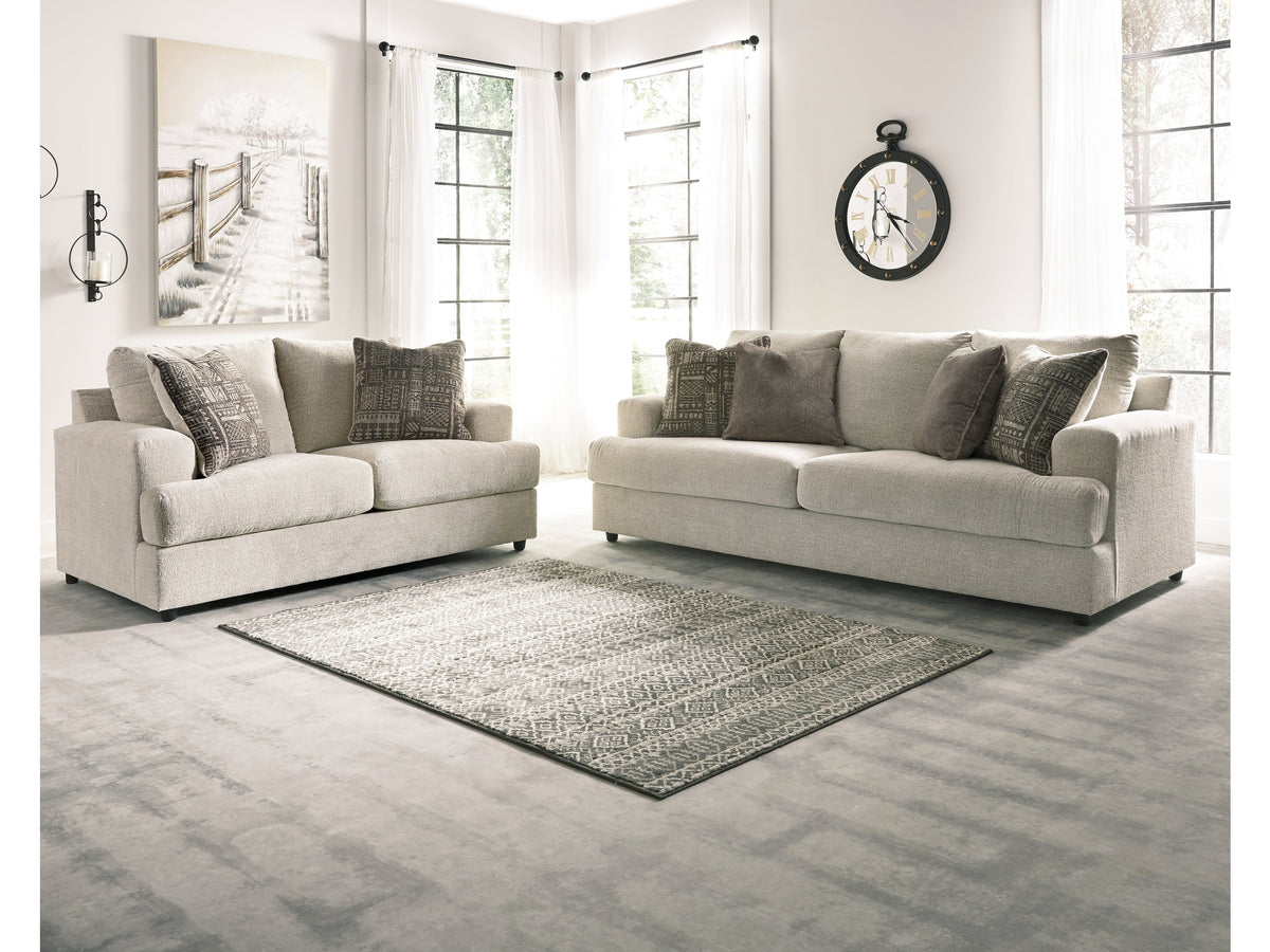 Soletren Stone sofa and loveseat