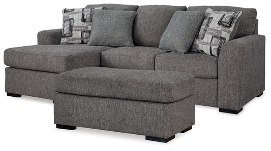 Gardiner Sofa Chaise with Ottoman product view 1