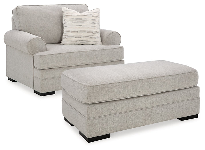 Eastonbridge Chair and Ottoman product view 1
