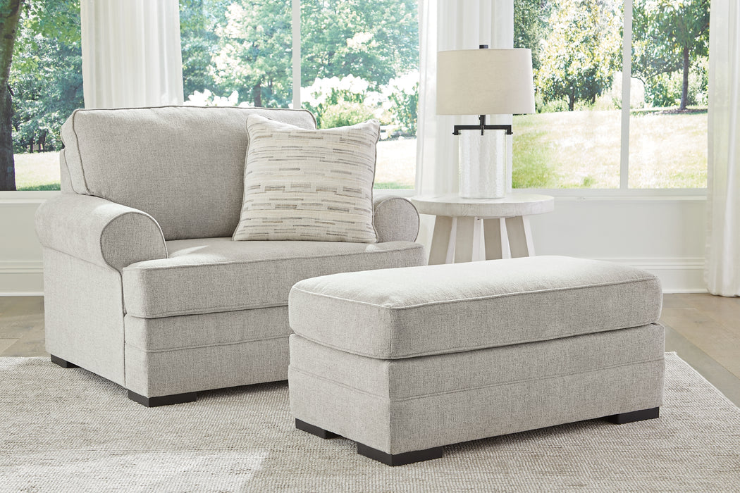 Eastonbridge Chair and Ottoman product view 2