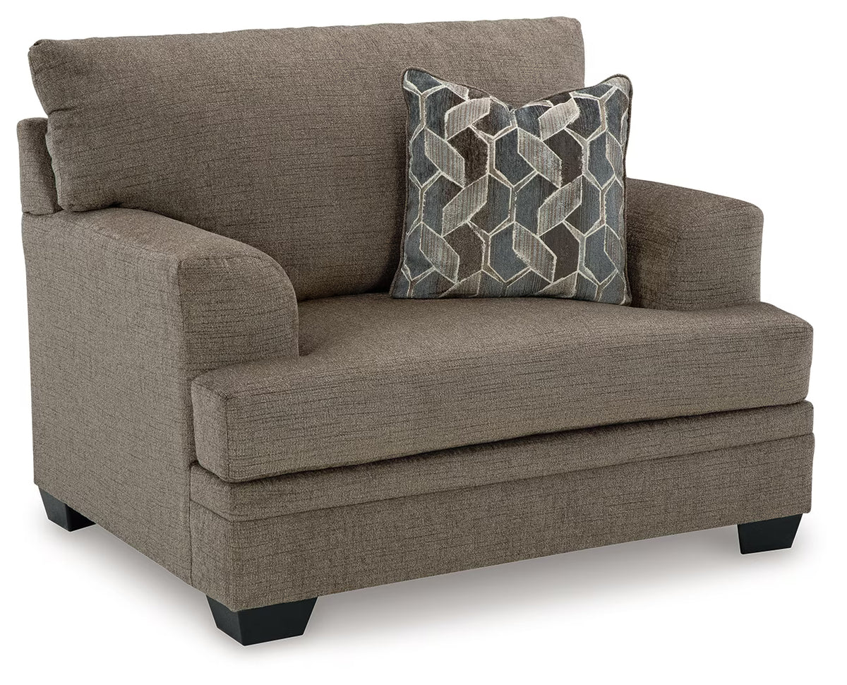 Stonemeade Nutmeg chair and ottoman