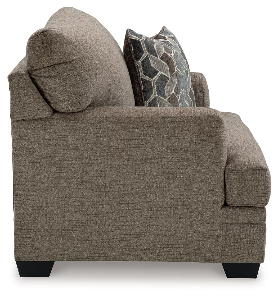 Stonemeade Nutmeg chair and ottoman