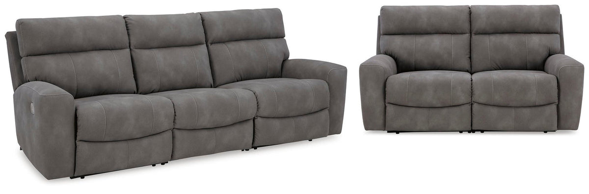Next-Gen DuraPella Slate sofa and loveseat