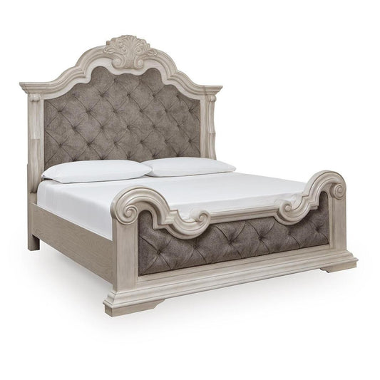 Ashley Andonhall B948B4 king upholstered panel bed – exact image 1