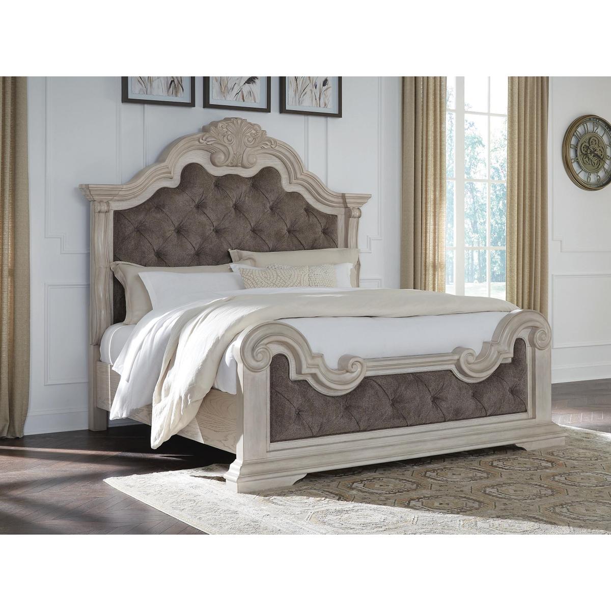 Ashley Andonhall B948B4 king upholstered panel bed – exact image 2