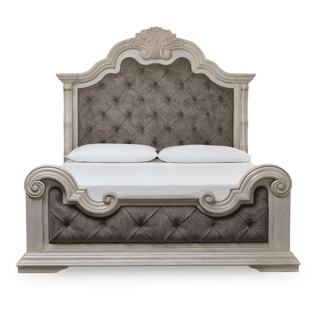 Ashley Andonhall B948B4 king upholstered panel bed – exact image 4