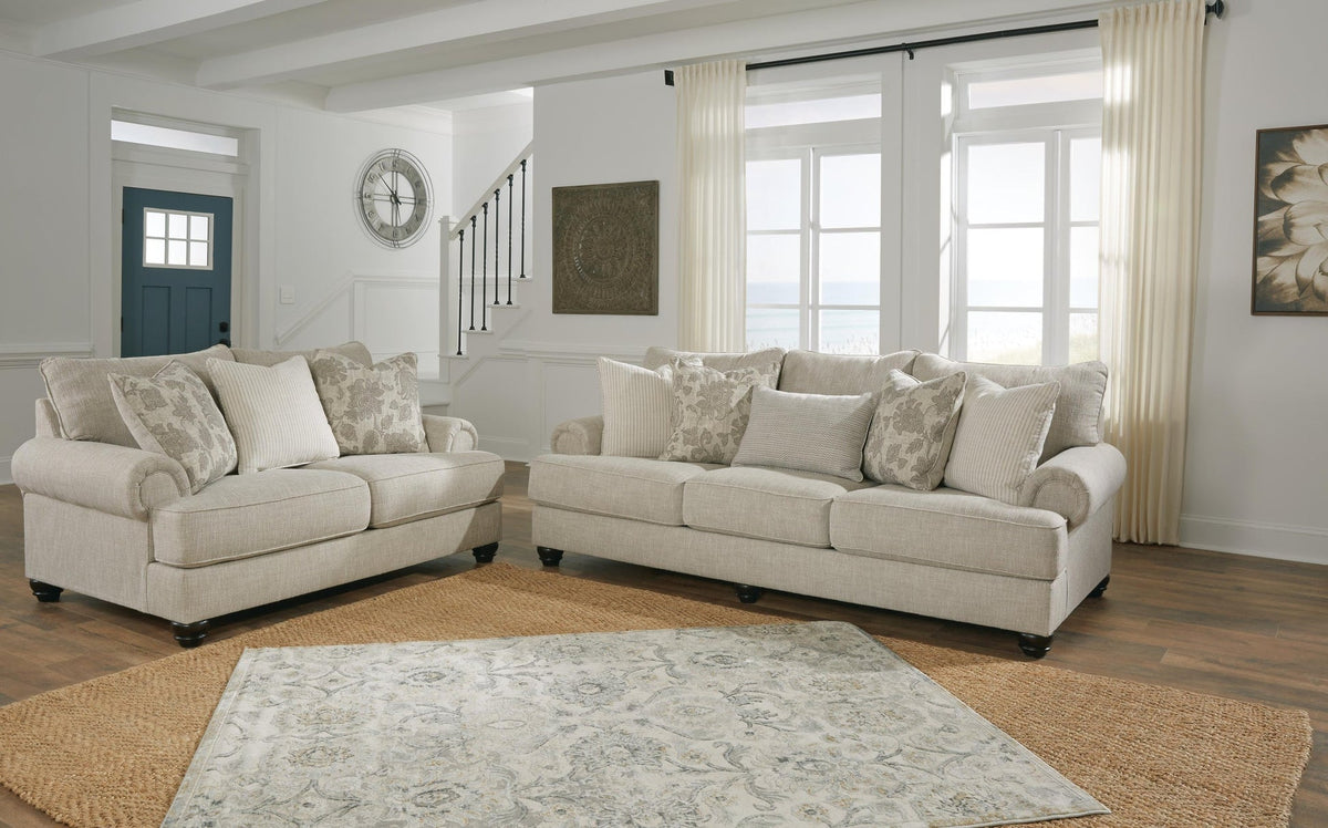 Asanti Fog sofa and loveseat — product view 2