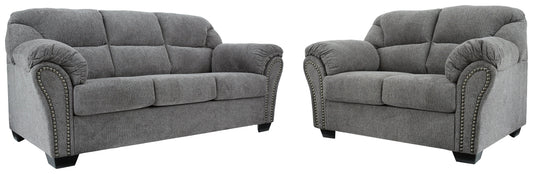 Allmaxx Sofa and Loveseat – Pewter — product view 1