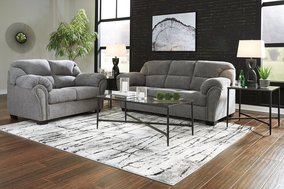 Allmaxx Sofa and Loveseat – Pewter — product view 4