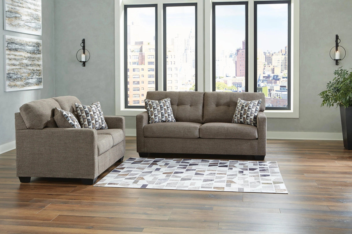 Mahoney Sofa and Loveseat – Pebble or Chocolate — product view 35