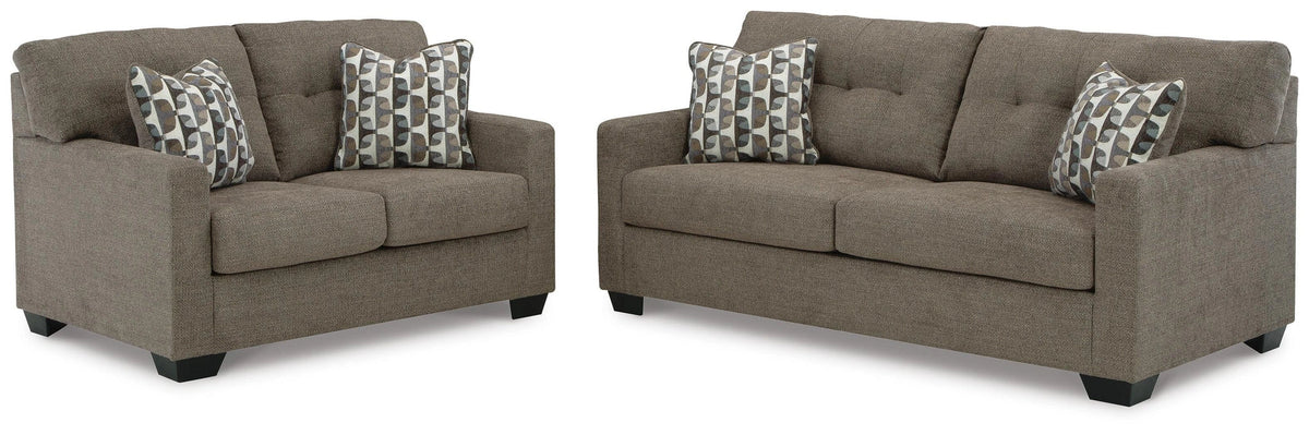 Mahoney Sofa and Loveseat – Pebble or Chocolate — product view 36
