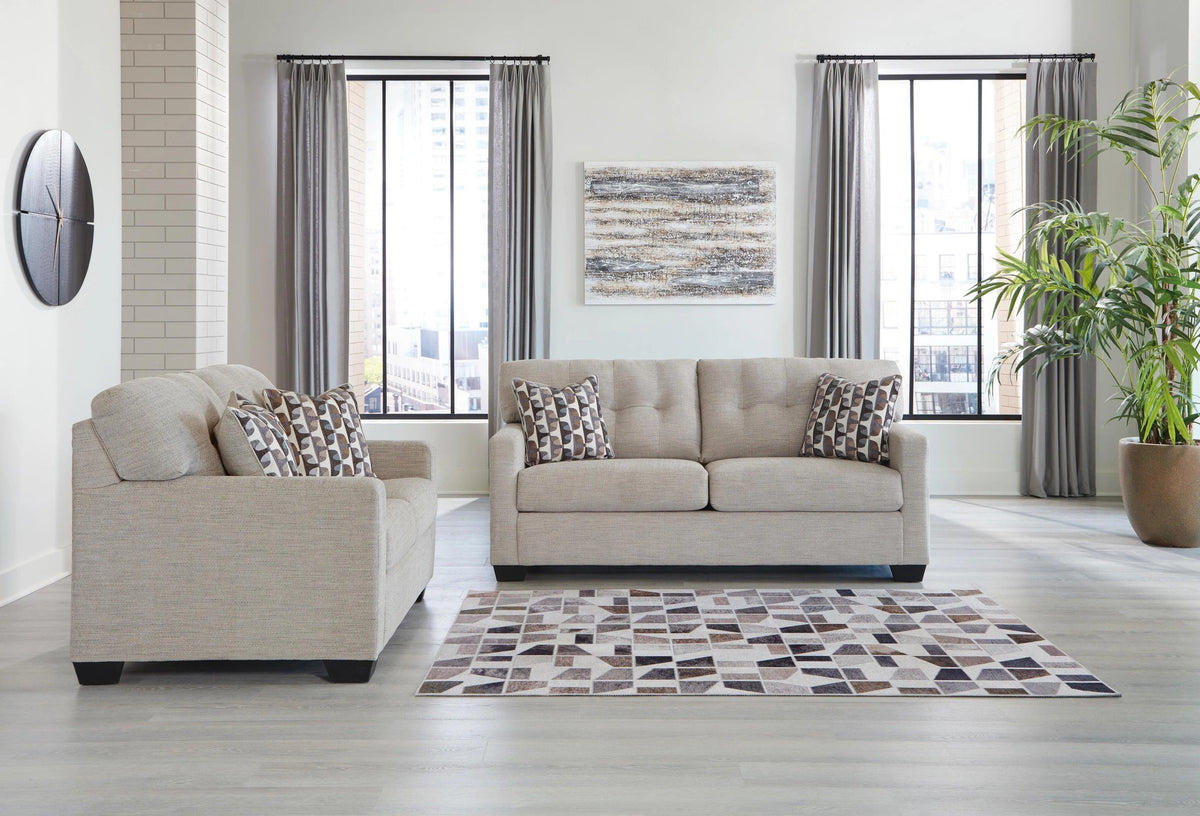 Mahoney Sofa and Loveseat – Pebble or Chocolate — product view 50