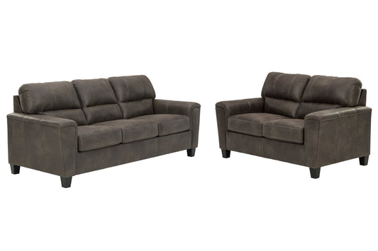 Navi Sofa and Loveseat – Smoke — product view 1