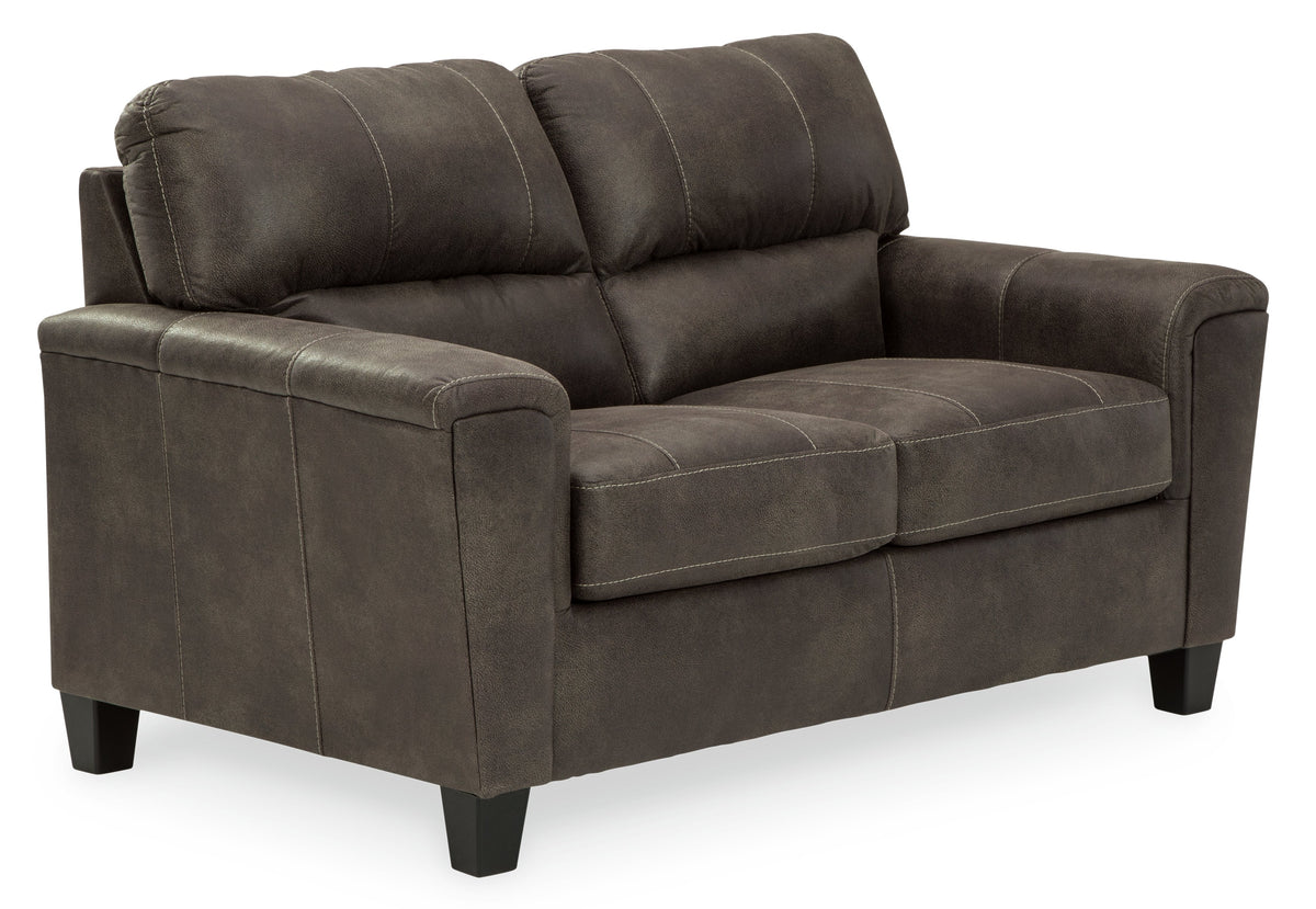 Navi Sofa and Loveseat – Smoke — product view 3