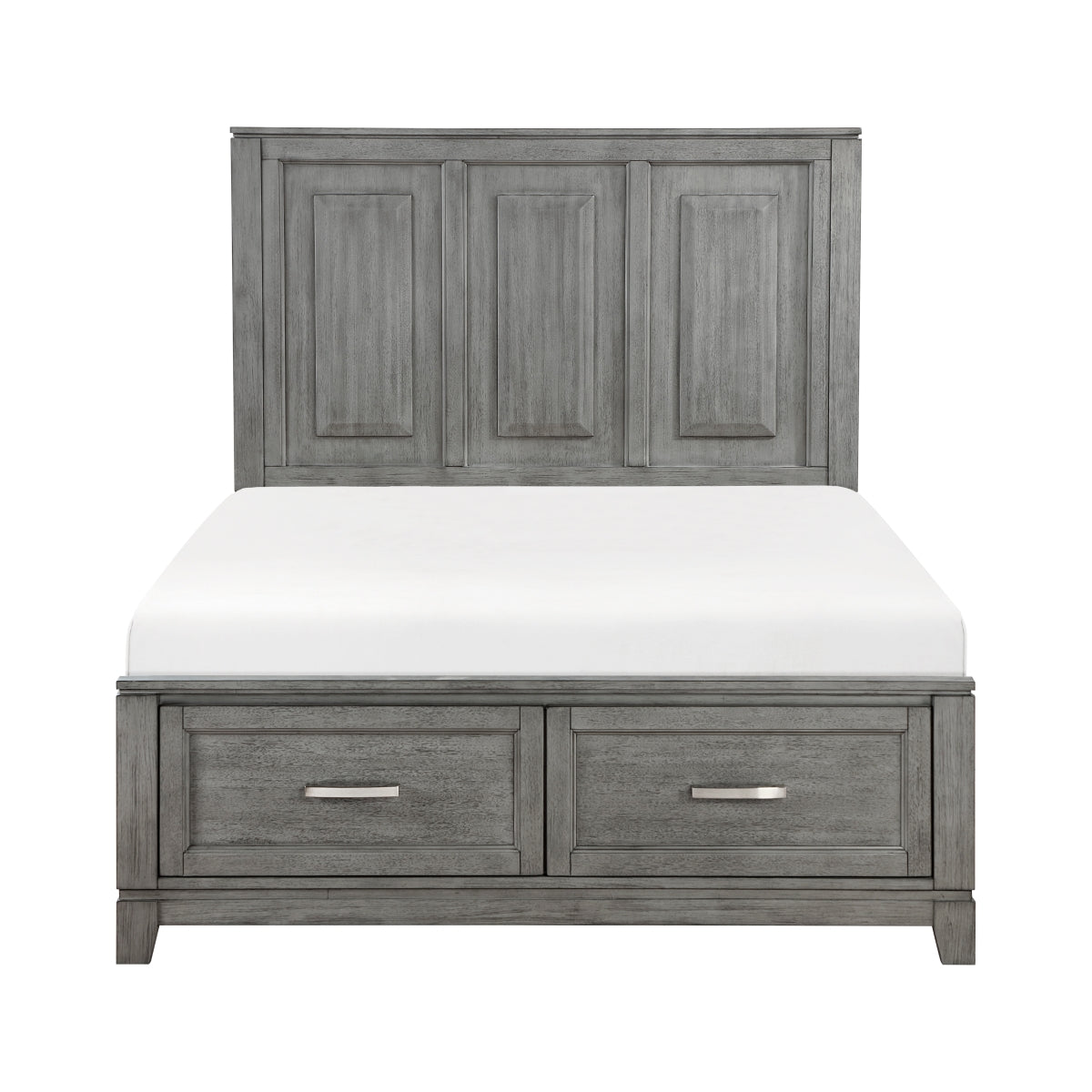 Garretson 1450F-1 gray Full storage platform bed