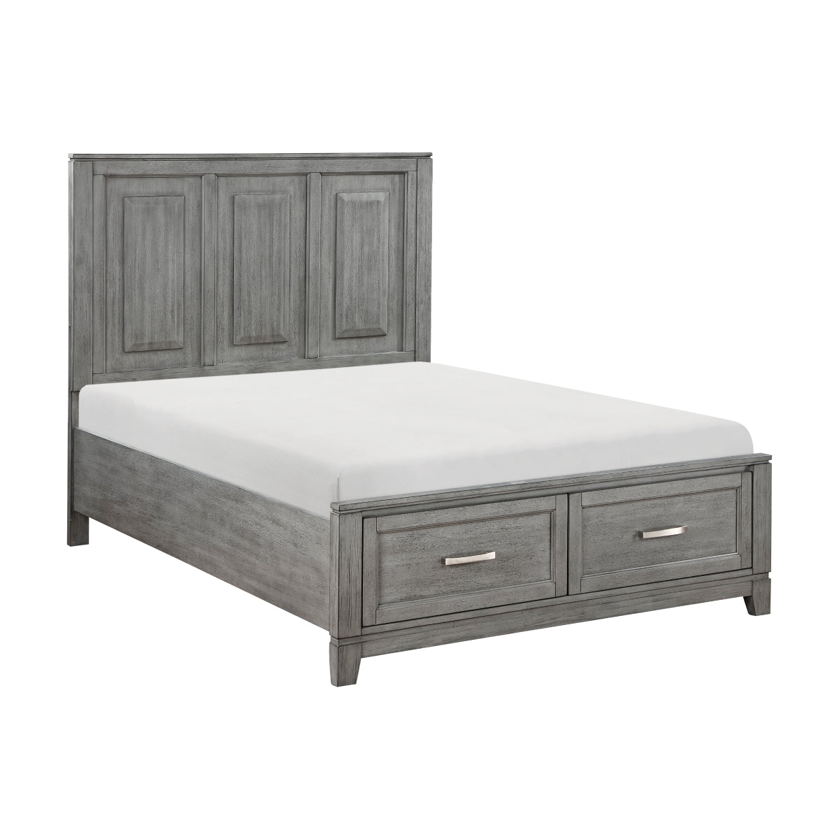 Garretson 1450F-1 gray Full storage bed side view