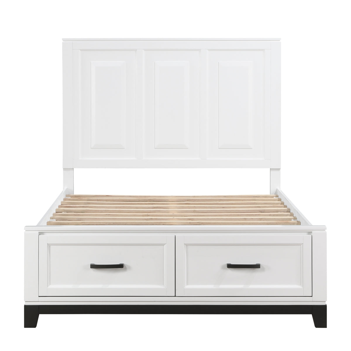 Garretson 1450WHF-1 white Full storage bed detail