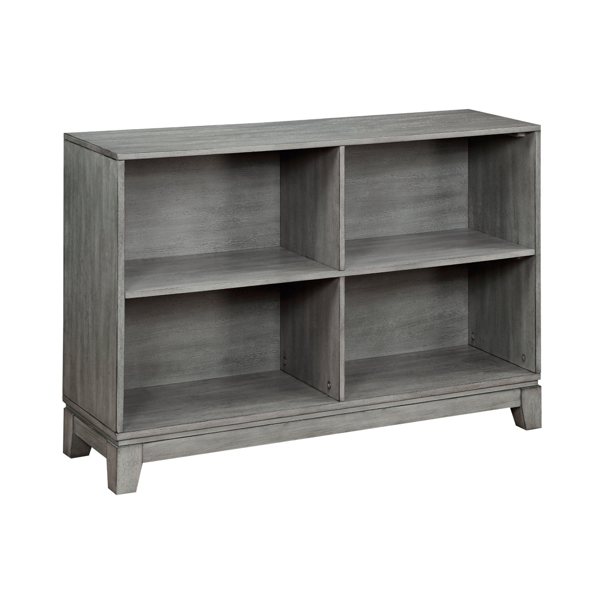 Garretson 1450-16 gray 4-shelf bookcase
