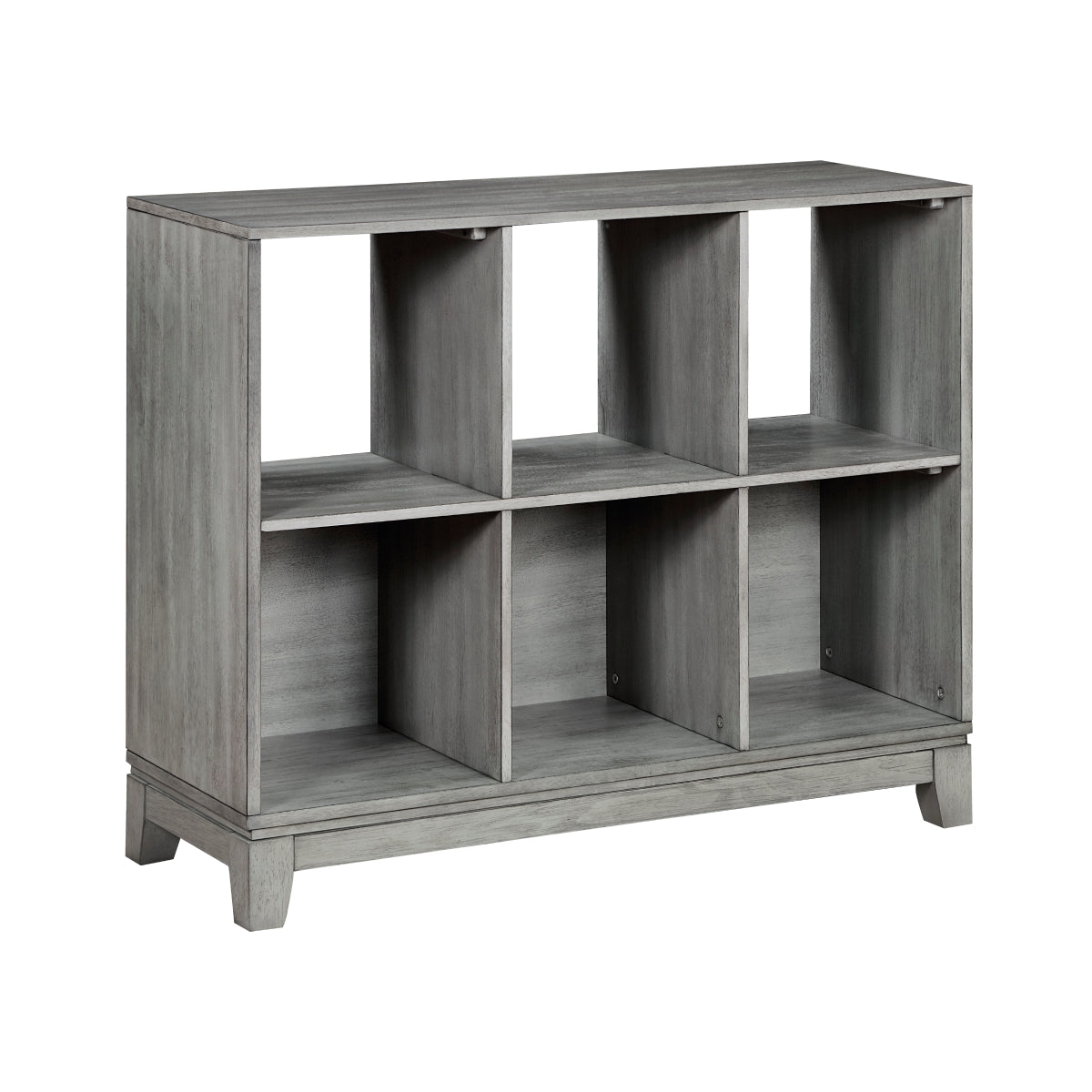 Garretson 1450-17 gray bookcase side view