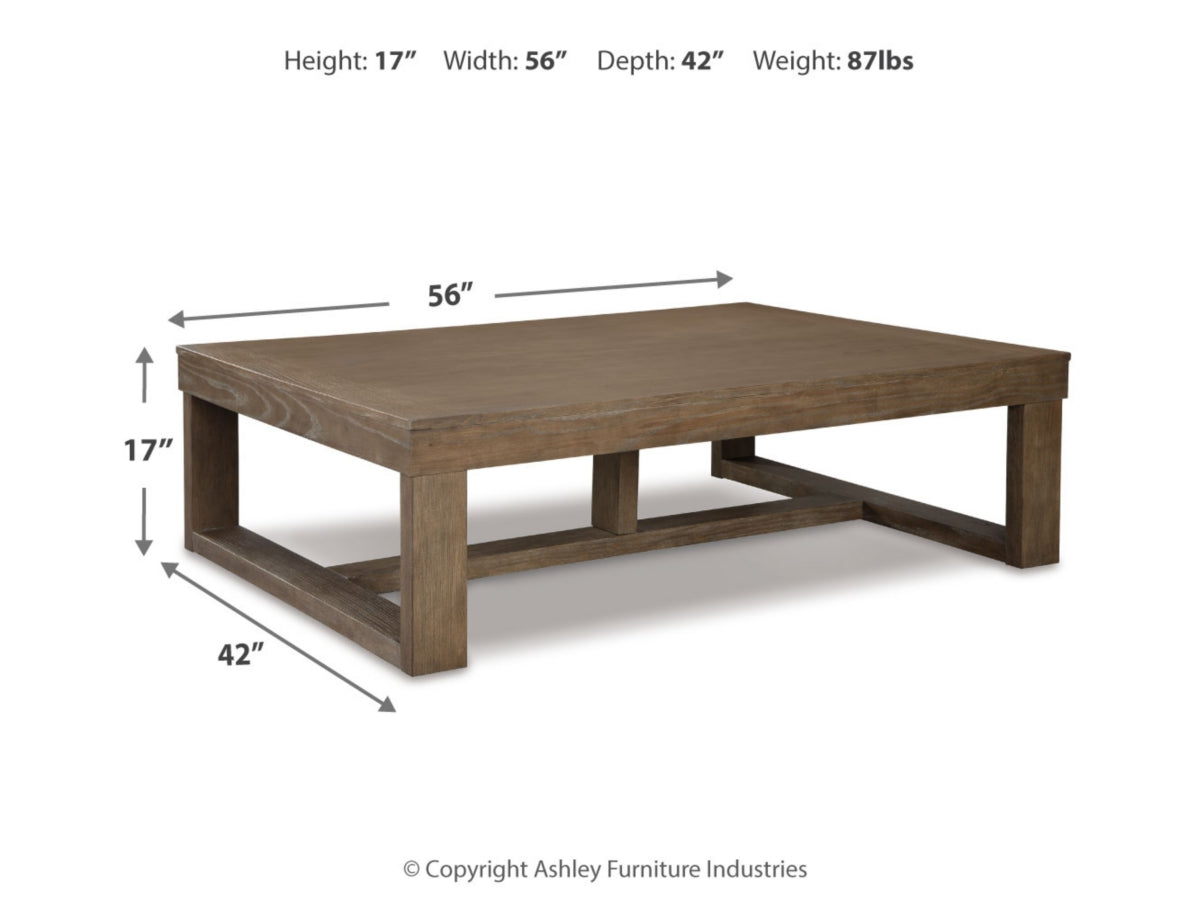 Ashley Cariton T471-1 coffee table dimensions