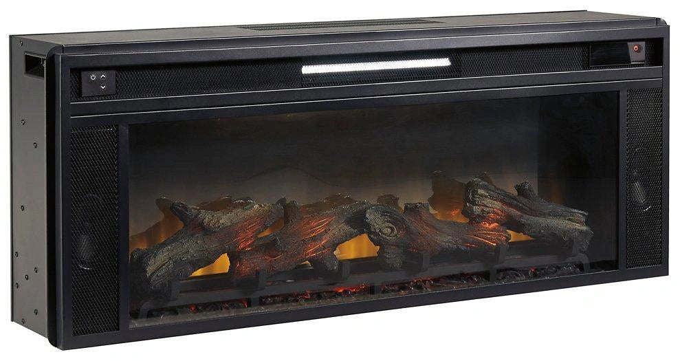 Darborn TV stand with electric fireplace — view 4