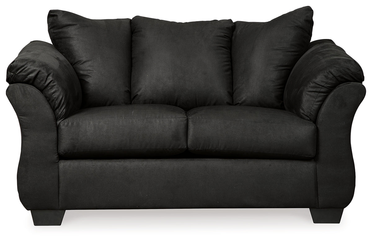 Darcy Black sofa and loveseat