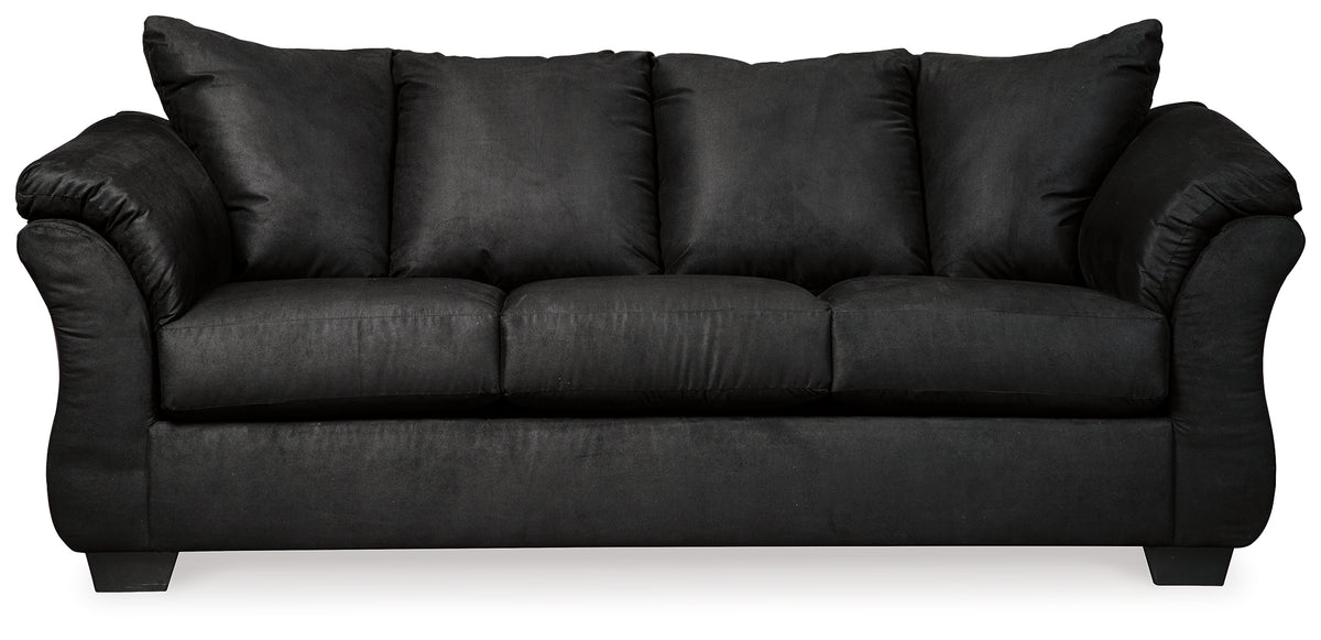 Darcy Black sofa and loveseat