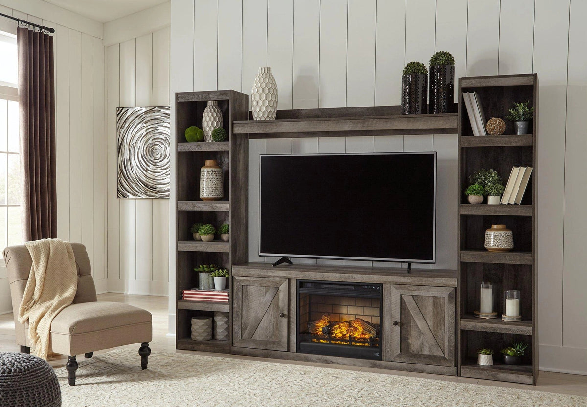 Ashley EW0440W8 electric fireplace package — view 2
