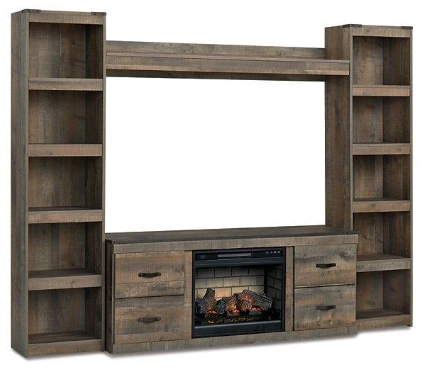 Ashley EW0446W9 electric fireplace package — view 1