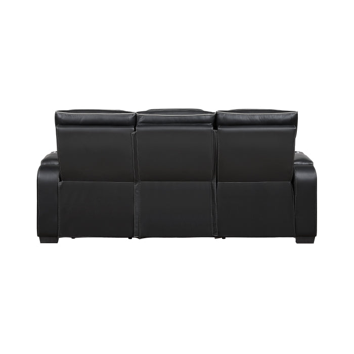 Fairway 2-Piece Power Reclining Sofa & Loveseat Set - Black - view 4