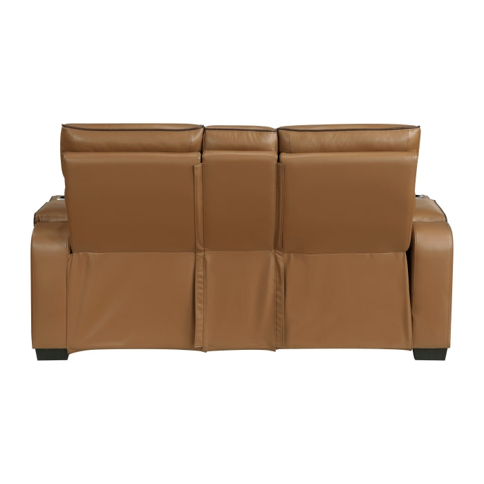 Fairway 2-Piece Power Reclining Sofa & Loveseat Set - Brown - view 8