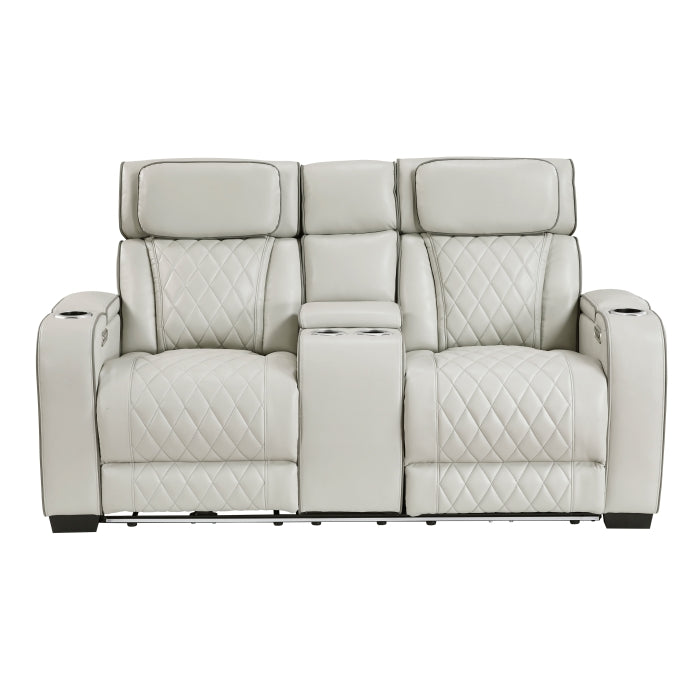 Fairway 2-Piece Power Reclining Sofa & Loveseat Set - Taupe - view 6