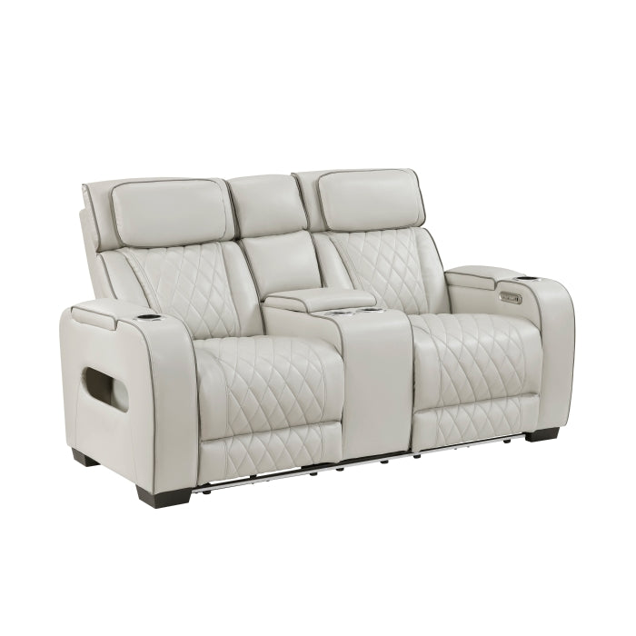 Fairway 2-Piece Power Reclining Sofa & Loveseat Set - Taupe - view 7