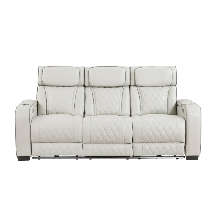 Fairway 2-Piece Power Reclining Sofa & Loveseat Set - Taupe - view 2