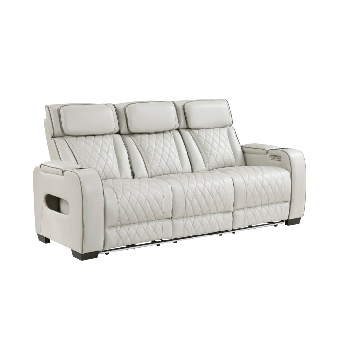 Fairway 2-Piece Power Reclining Sofa & Loveseat Set - Taupe - view 3