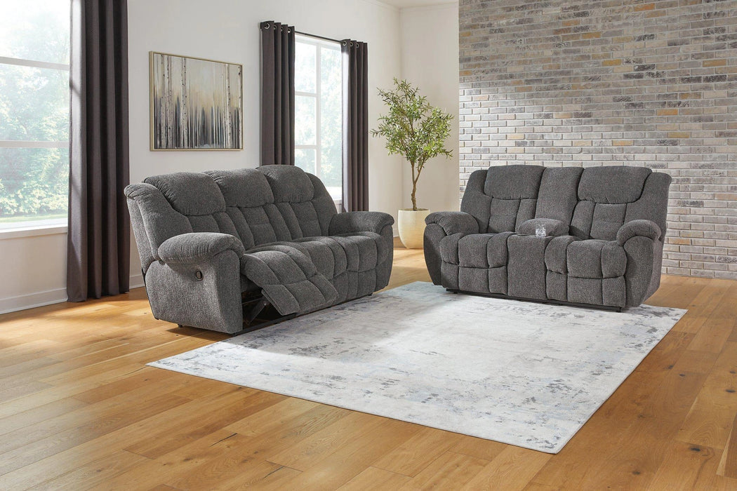 Foreside charcoal reclining set product view 2