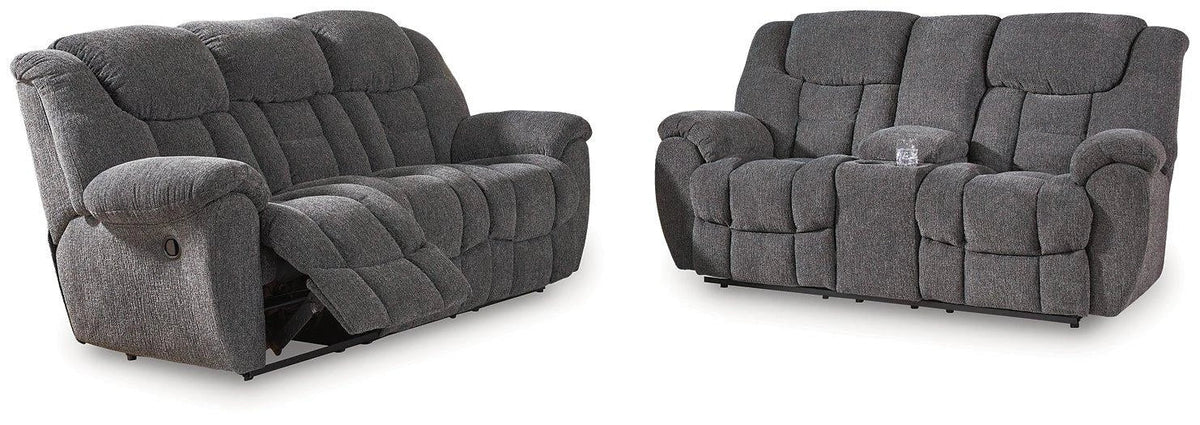 Foreside charcoal reclining set product view 3