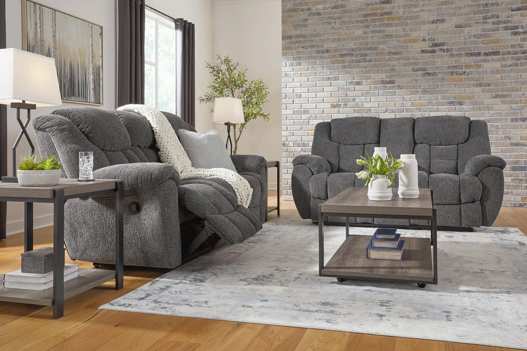 Foreside charcoal reclining set product view 4
