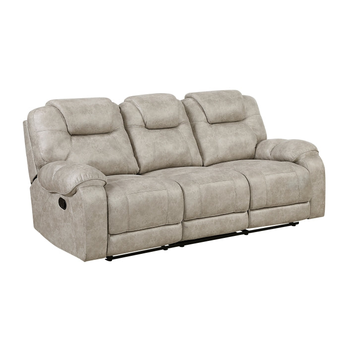 Gainesville pewter sofa and loveseat set - view 3