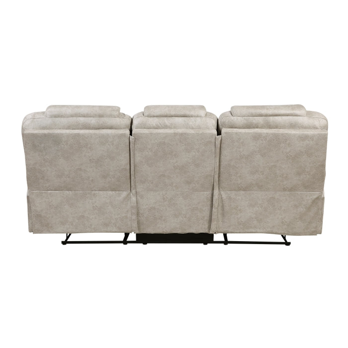 Gainesville pewter sofa and loveseat set - view 4