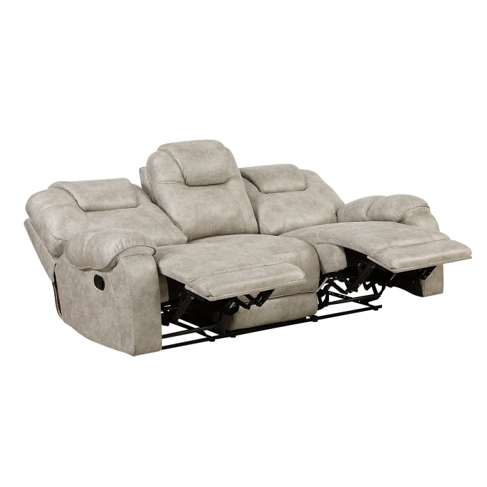 Gainesville pewter sofa and loveseat set - view 5