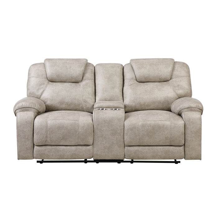 Gainesville pewter sofa and loveseat set - view 6