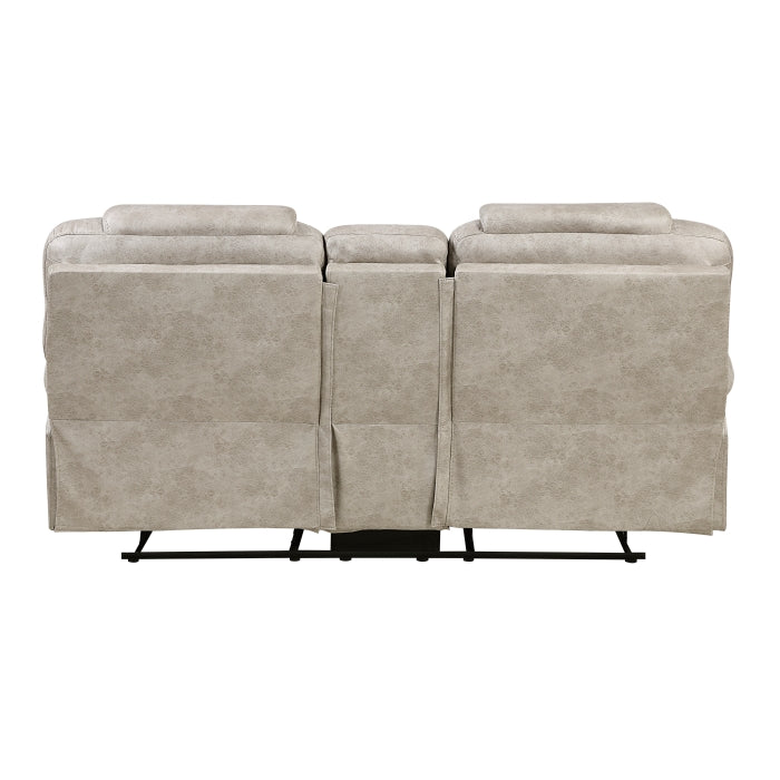 Gainesville pewter sofa and loveseat set - view 8